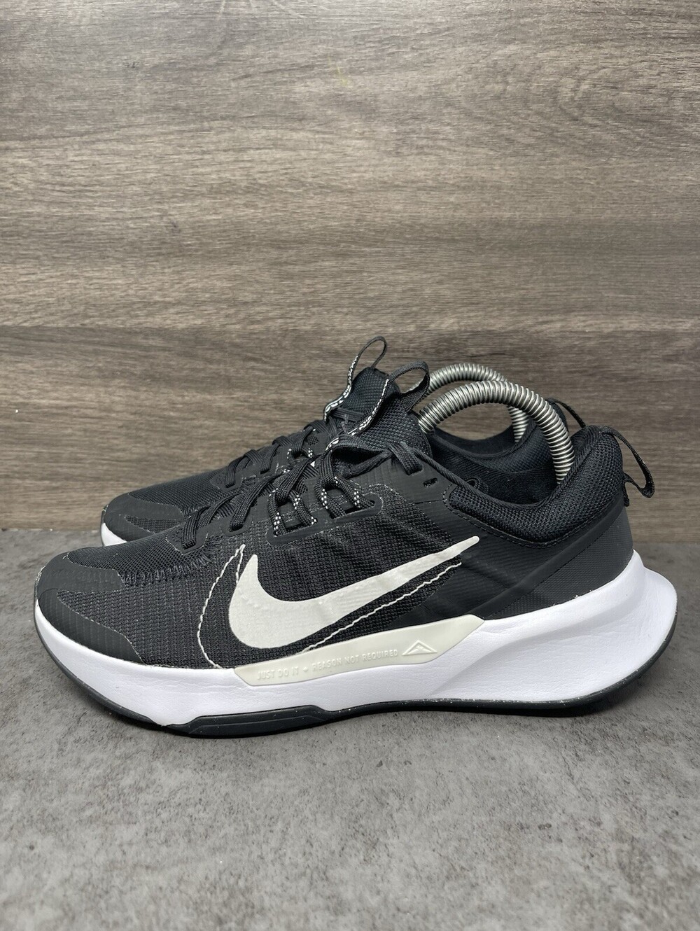 Nike Juniper Trail 2 Next Nature Size 7.5 Womens Black Trail Running DM0821-001